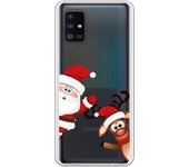 Carcasa para Samsung Galaxy A51 5G - Santa Claus Asomado