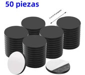 30/50/100pcs Self Adhesive Magnetic Dia 20mm Thickness 2mm Round Rubber Flexible Small Sticky Magnets Disc for Crafts and Fridge