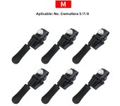 Universal Detachable Metal Zipper Slider Puller Detachable Instant Repair Kit DIY Replacement Lever Locks for Clothing Luggage