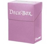 Caja de mazo para cartas solid ultra pro rosa 85 cartas