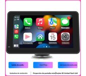 BQCC 7-inch Screen Carplay MP5 Portable Smart Player Supports Android Auto Bluetooth Universal 2din Car Multimedia Player