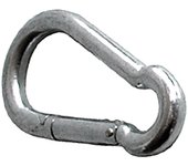 Orework Mosquetón Bombero - 100 Mm de Acero Cincado Resistente y Versátil