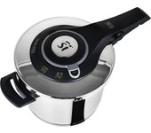 San Ignacio Olla a Presion 22 Cm 6 L COOKPRO Acero Inoxidable - Cocina a Presión - Ahorro de Tiempo - Ahorro de Energía - Fácil de Usar - Seguro de Usar