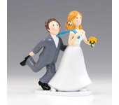 Figura tarta para primera Boda. Un detalle imprescindible en la celebración de un enlace. Perfecta para decorar el pastel o dar como regalo o recuerdo a futuras parejas.
