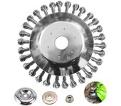 Trimmer Head, 150 x 25.4mm Lawn Mower, Garden Agricultural Tool Brush Cutter (6 inches)