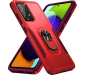 Case for Samsung Galaxy A73 A72 A71 A55 A54 M42 M40S M12 Shockproof Armor 360° Car Magnetic Ring Holder Soft Edges Phone Cover