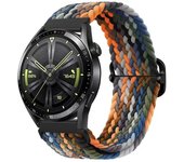 18mm 20mm 22mm Universal Watch Bands Adjustable Braided Elastic Quick Release Wrist Belt for Samung/Huawei/Garmin Smart Watch