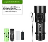 Super 9000LM XHP160 Professional Diving Flashlight 800m Underwater Scuba Diving Torch IPX8 Waterproof Dive Light 26650 Battery