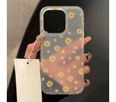 Flowers Phone Case For iPhone 16 Pro Case iPhone 13 11 12 14 15 Pro Max 13 Mini 15 Plus Translucent Slim Silky Skin Back Cover