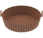 Ollas de silicona para freidora de aire Revestimiento de silicona reutilizable para freidora de aire Cesta Revestimiento de silicona de grado alimenticio resistente a altas temperaturas