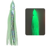 8/10/12CM Soft Squid Skirts Luminous Sea Fishing Octopus Fakebait Tuna Fishing Lure Bionic Squid Bait Boat Fishing Tackle