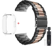Case+ Metal Strap For Redmi Watch 5 Active TPU Soft Case For Xiaomi Redmi Watch 5 Lite Men Stainless Steel Watchband Correa