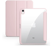 For iPad Case 10th 9 Gen Acrylic Clear Back Stand Cover For iPad 10 9 8 10.2 9.7 Pro 10.5 Air 11 5 Mini 7 6 Case with Pen Holder