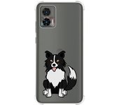 Funda Silicona Antigolpes para Motorola Edge 30 Neo 5G diseño Perros 01 Dibujos