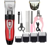 Perro Gato Clipper pelo Clippers grooming haircut PET Shaver conjunto completo mascotas recargable profesional cortador máquina de Corte