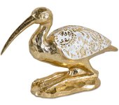 Garza 19cm dorada resina birdy  Material: Resina Medidas (Ancho*Alto*Fondo): 28*18.5*8.5Presume de casa