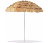 ARISE SHOP-Sombrilla de Playa Plegable,Sombrilla de Exterior con Protección UV,sombrilla de jardín, Piscina, Patio, Redonda,Diámetro 180 x Altura 195 cm