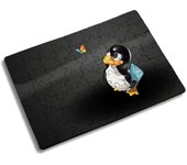 MERCHANDMANIA PUZZLE PEQUEÑO 63 PIEZAS linux sistema operativo logo pc ordenador pingüino rompecabezas puzle