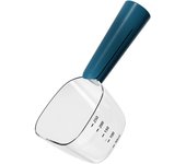 Taza medidora para Gatos, Taza medidora multiusos para comida de Perros con Escala para interiores y exteriores, color Azul
