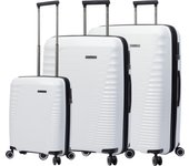 Totto España Juego de Maletas Trolley Blanco - Traveler para Trues Travel-lovers