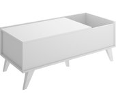 DEKIT GRUPO RIMOBEL NESS - MESA DE CENTRO ELEVABLE NESS - BLANCO - 41 X 99 X 60 CM