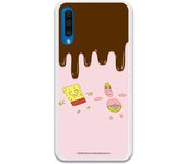 Funda original compatible con Samsung Galaxy A50 - A50s - A30s - Bob Esponja y Patricio Ba?o
