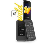 Spc wild telefono movil 4g con pantallas principal 2.8” exterior 1.77” y tapa - camara, radio fm, linterna - manos libres - color negro