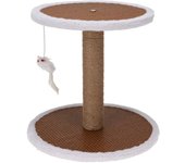 Pets Collection Rascador de gatos con soporte y ratón 35x35x33 cm
