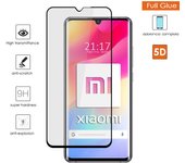 Tumundosmartphone Protector Cristal Templado Completo 5D Full Glue Negro para Xiaomi Mi 10 Lite Vidrio