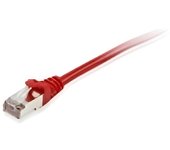 Equip - Cable de Red Cat.6A S/FTP Apantallado 10G 0.25m Rojo