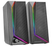 Altavoces Mars Gaming MS72/ 15W/ 2.0/ Negros