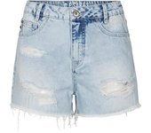 Desires DESIRES Shorts Lotta Light con Roturas Mujer Denim Claro