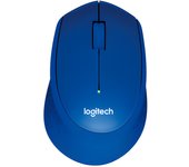 Logitech M330 Silent Plus Ratón Inalámbrico Azul - Seguimiento 1000 DPI - 24 Meses de Batería