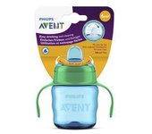 AVENT VASITO 200 ML AZUL BOQUILLA BLANDA SCF551/05 PK
