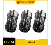 Choice TRANSFORMERS TF-T51 Bluetooth 5.4 Gaming Headsets Stereo Sound Wireless Earphones LED Display AI Translator Headphones
