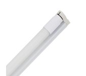 Ledkia Tubo LED T8 G13 120 cm Nano PC 18W 140lm/W + Regleta No Flicker 3000K Blanco Cálido No