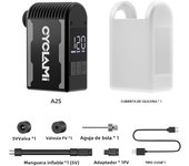 CYCLAMI A2S 120 PSI Mini Electric Pump Portable Bicycle Cordless Air Inflator Presta Schrader Valve FV AV Cycling MTB Road Bike