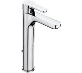 ROCA A5A3C09C00 L20 Grifo Monomando Lavabo Caño Alto Apertura en Frío Cromo