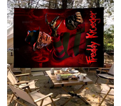 Film K-Krueger F-Freddy Horror Creative Pattern Hanging Flag Polyester Printed Banner Hand Pulled Flag