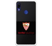Funda original compatible con Xiaomi Redmi Note 7 - Sevilla Trama Gris sobre fondo Negro SS18-19
