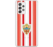Funda original compatible con Samsung Galaxy A52 4G / 5G - UD Almería rayas rojas y blancas clear