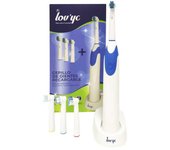 LOVYC RECARGABLE CEPILLO DE DIENTES ELECTRICO 4 CABEZALES 1UN