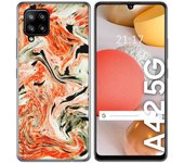 Tumundosmartphone Funda Gel Tpu para Samsung Galaxy A42 5G diseño Mármol 12 Dibujos