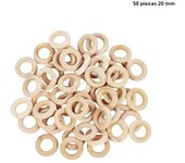 20-80mm Unfinished Natural Wooden Ring DIY Wood Crafts Wood Hoops Ornaments Connectors Jewelry Making Accessories