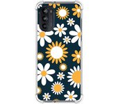 Funda Silicona Antigolpes para Motorola Moto G52 4G diseño Flores 08 Dibujos