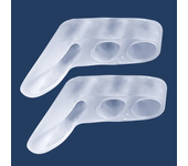 1 Pair Silicone Toe Corrector Hallux Valgus Buffer Toe Separator Breathable Men Women Foot Care Protectors Foot Pedicure Tools