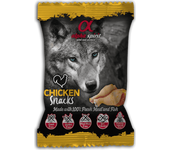 Alpha Spirit Snack Perro Sabor Pollo 24x50gr  (1,2Kg) Snacks naturales perro Snacks 100% naturales perro Snacks para perro