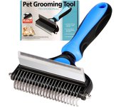PROUTHS Cepillo Perros y Gatos Pelo Largo - Peine Grande Profesional Desenredante y Cepillos Deslanador Perros, Gato Persa y Mascota de Pelo Corto Removedor de Pelos Muerto, Resistente