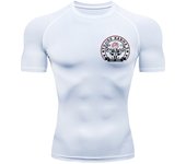 Baki Print Compression Shirts for Men Athletic Quick Dry Tshirts Tees Tops Gym Workout Fitness Undershirts Baselayers Rash Guard