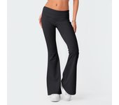 Women Flare Leggings High Waist Wide Leg Yoga Pants Seamless Fitness Workout Tights Gym Sports Trousers Casual Slimming Clothing